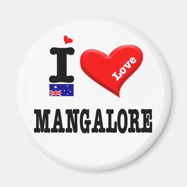 Imã MANGALORE - Eu amo (Frente)