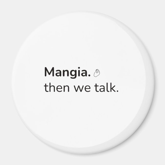 Imã Mangia Magnet (Frente)