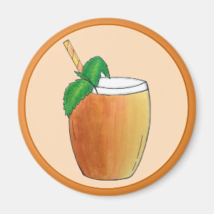 Imã Mango Lassi Refrescando a Fruta de iogurte Indiana