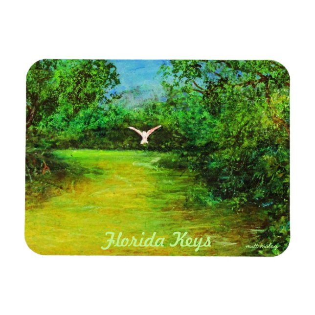 Ímã Mangrove Spoonbill Magnet Premium (Horizontal)