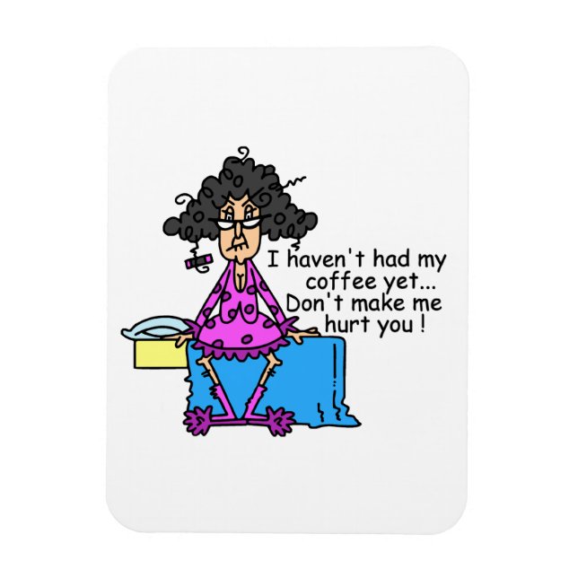 Ímã Manhã Antes do Café Humor (Vertical)