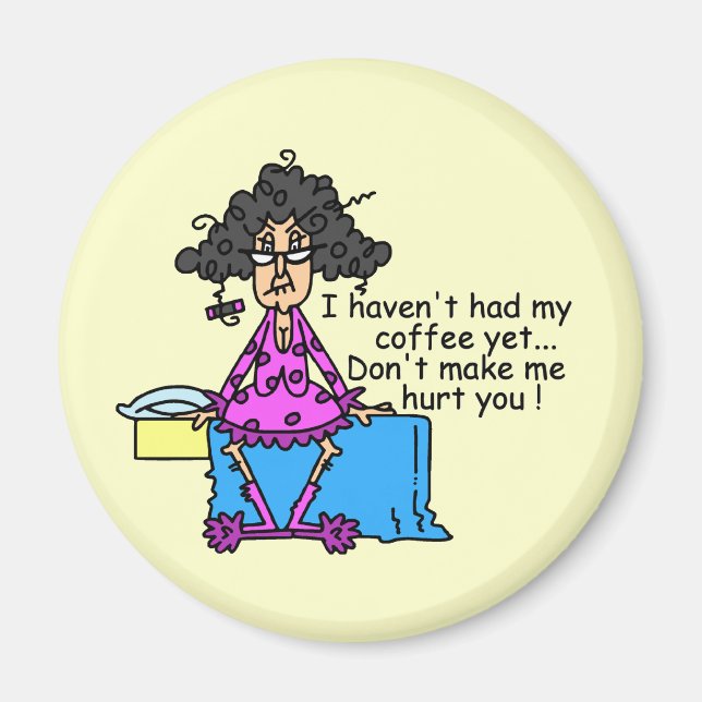 Imã Manhã Antes do Café Humor (Frente)