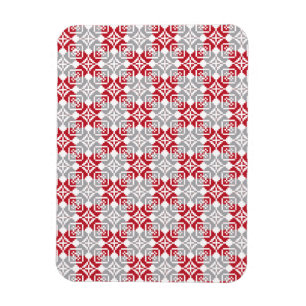 Ímã Manhã da Letónia - Padrão geométrico III do SU