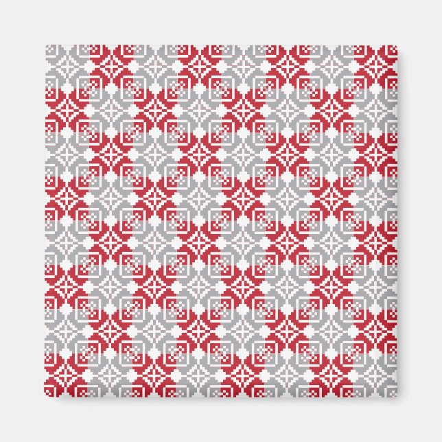 Imã Manhã da Letónia - Padrão geométrico III do SUN (Frente)