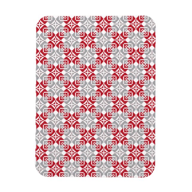 Ímã Manhã da Letónia - Padrão geométrico III do SUN (Vertical)