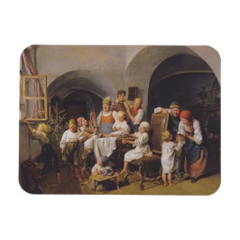 Ímã Manhã de Natal (por Ferdinand Georg Waldmüller)