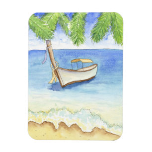 Ímã Manhã em Bali Watercolor