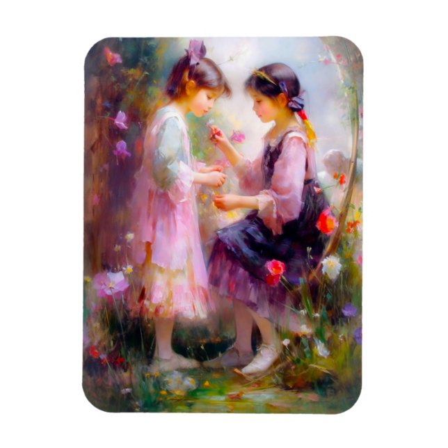 Ímã Manhã em um Jardim (Vertical)