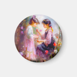 Imã Manhã em um Jardim