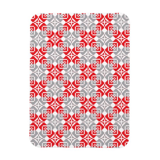 Ímã Manhã letã - SN - padrão geométrico VI (Vertical)