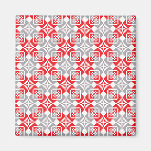 Imã Manhã letã - SN - padrão geométrico VI