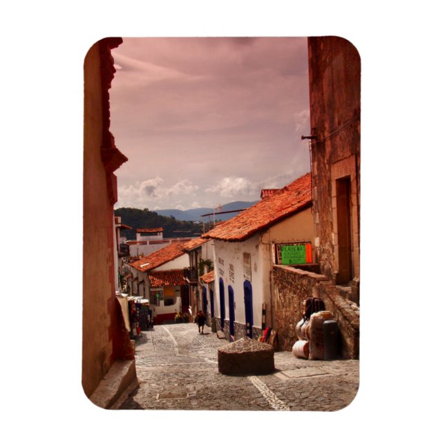 Ímã Manhã Na Rua Taxco (Vertical)