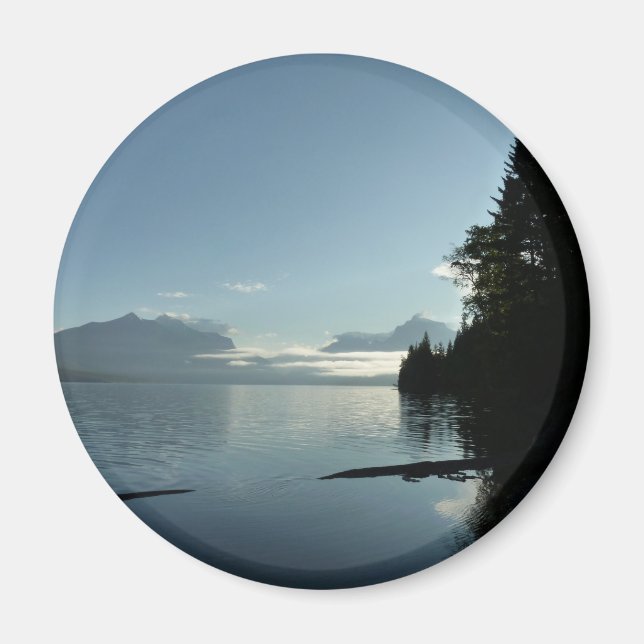 Imã Manhã no lago McDonald no Parque Nacional Glacier (Frente)