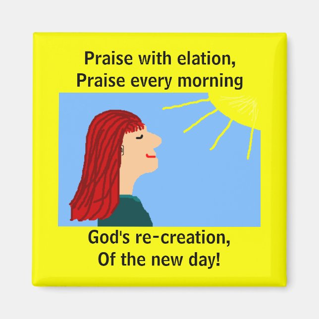 Imã MANHÃ QUEBRADA - Íman (Frente)