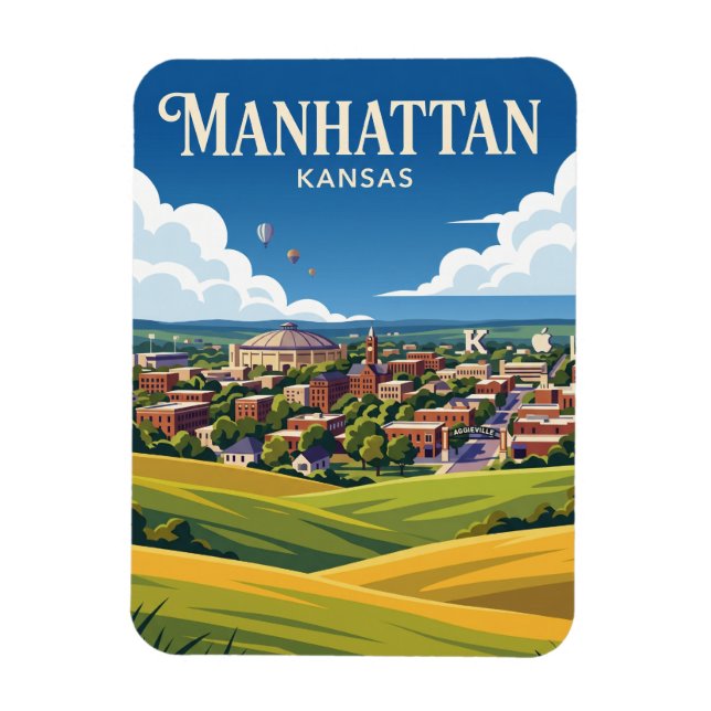 Ímã Manhattan Kansas (Vertical)