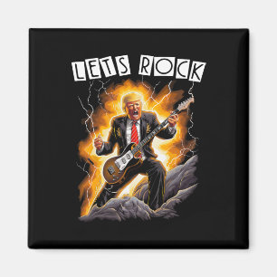 Imã Mania de Música Donald Trump Engraçado Tocando Gui