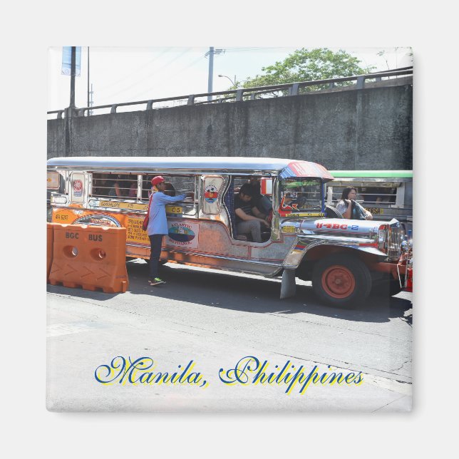 Imã Manila, ímã das Filipinas (Frente)