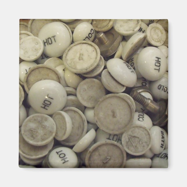 Imã Manípulos de porcelana a quente e a frio (Frente)