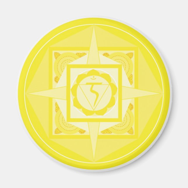Imã Manipura Chakra Mandala (plexo solar Chakra) (Frente)