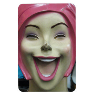 Ímã Mannequin Ridículo Bravo Rapariga do Vale