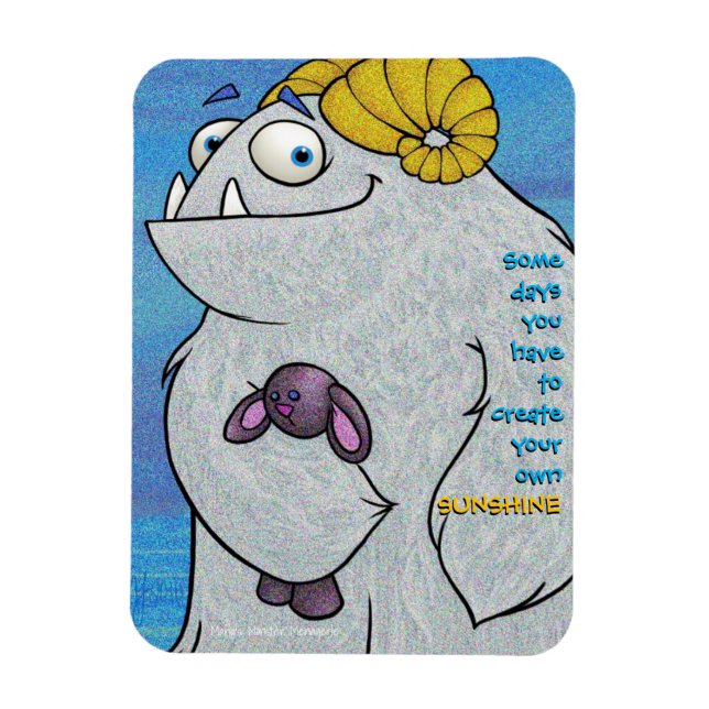 Ímã Manny the Yeti, imã (Vertical)