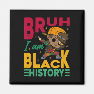 Imã Mano Eu Sou Mês da História Negra Crianças Meninos