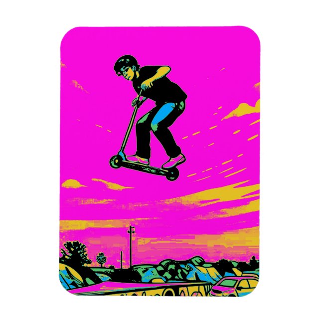 Ímã Manobra de Alta Voada - Piloto de Scooter (Vertical)