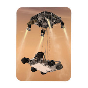 Ímã Manobra de Sky Crane durante a descida de Marte da