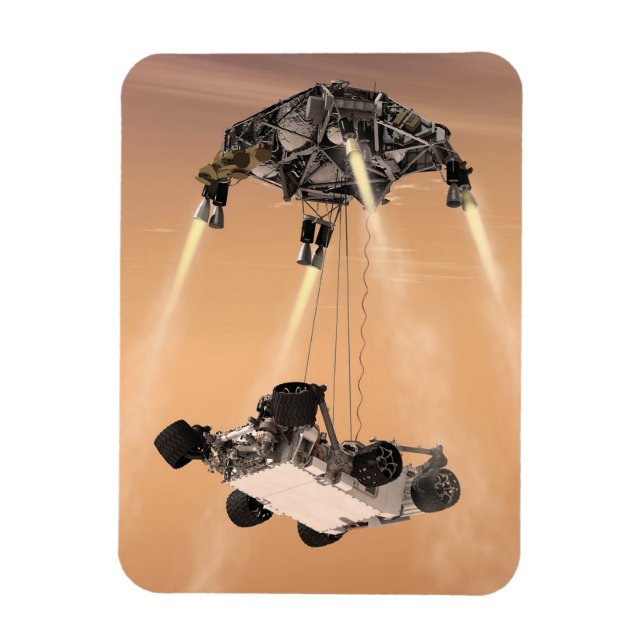 Ímã Manobra de Sky Crane durante a descida de Marte da (Vertical)