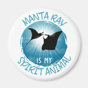 Imã Manta Ray É Meu Animal Espirituoso