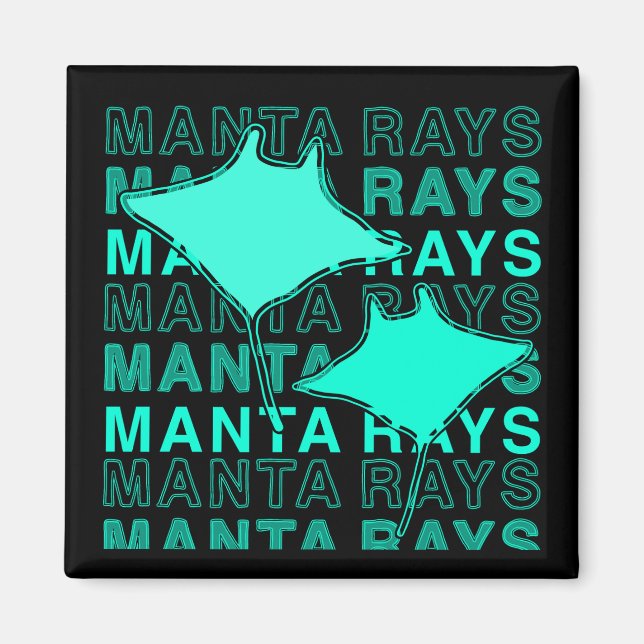 Imã Manta Ray Magnet (Frente)