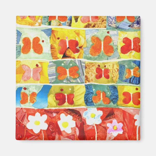 Imã Manteiga Dançante De Borboletas (Frente)