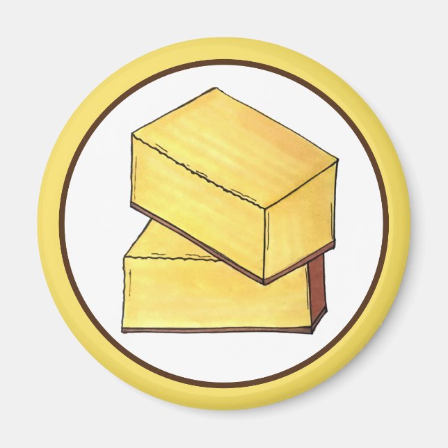 Imã Manteiga Mochi Hawaii HI Sobremesa Comida Havaiana (Frente)