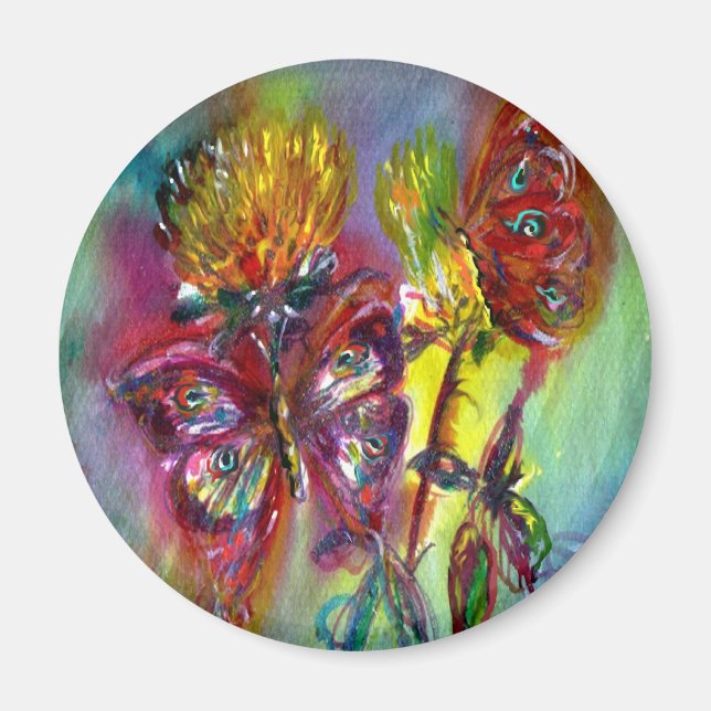 IMÃ MANTEIRAS VERMELHAS COM ESTAXAS AMARELAS,PÃO AZUL (Frente)