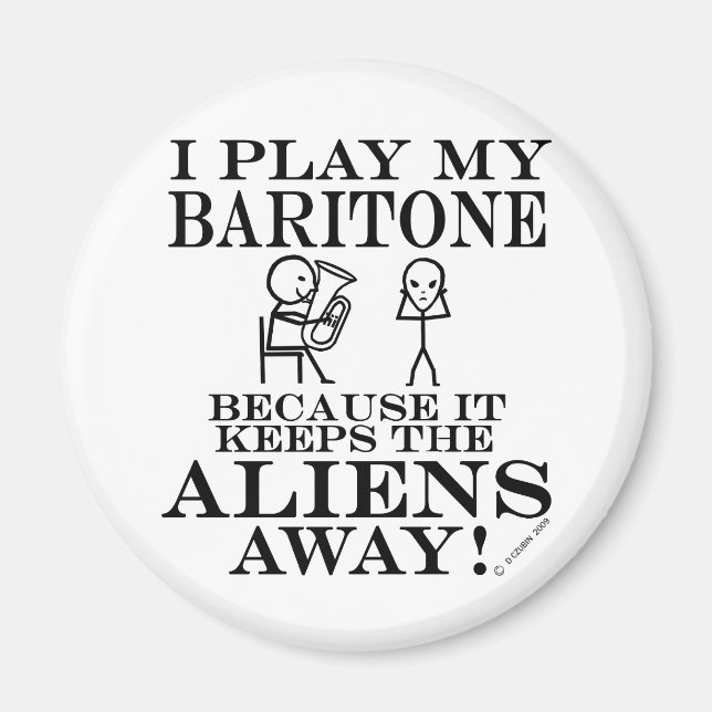 Imã Mantém os Aliens longe de Baritone (Frente)