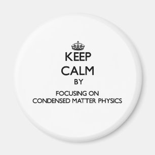 Imã Mantenha a calma centrando-se sobre a física