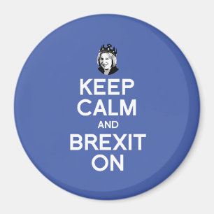 Imã Mantenha a calma e Brexit em Theresa pode -- -