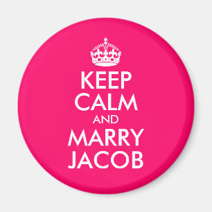 Imã Mantenha a Calma e Case com Jacob