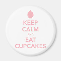 Mantenha a calma e coma o ímã de Cupcakes