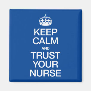 Imã Mantenha a calma e confie na sua enfermeira