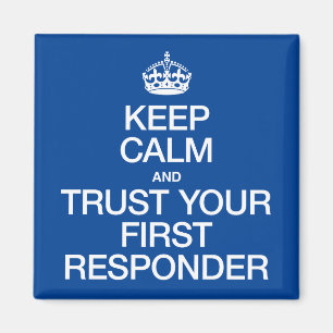 Imã Mantenha a calma e confie no seu primeiro responde