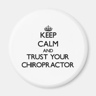 Imã Mantenha a calma e confie seu Chiropractor