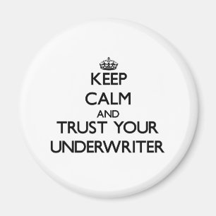 Imã Mantenha a calma e confie seu segurador