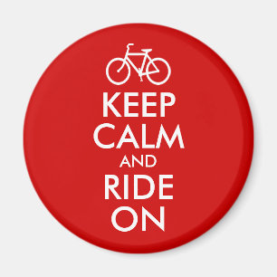 Imã Mantenha a Calma e Continue a Pedalar