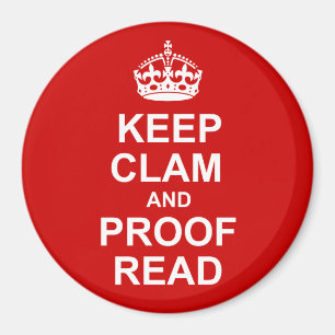 Imã Mantenha a calma e corrija-a em volta do ímã