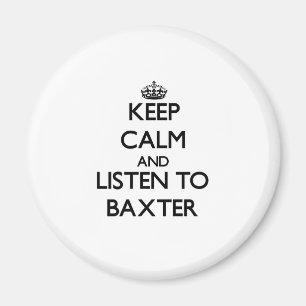 Imã Mantenha a calma e escute Baxter