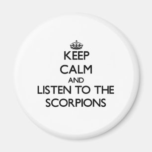 Imã Mantenha a calma e escute os escorpião