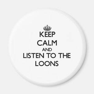 Imã Mantenha a calma e escute os mergulhões-do-norte