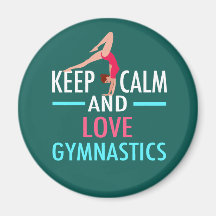 Mantenha a calma e o amor na ginástica