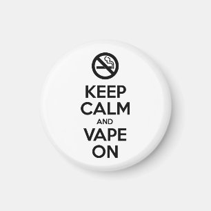 Imã Mantenha a calma e o Vape no auto do ~ inspirador